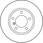 Bremsscheibe Bmw P. E36 92 DF1538