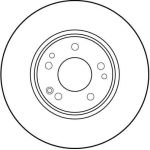 Bremsscheibe Db P. W129 Sl DF1594