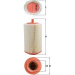 MAHLE Luftfilter LX 1277 MAHLE Luftfilter LX 1277