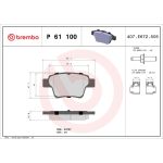 BREMBO Bremsklötze HA P 61 100