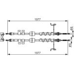 Handbremsseil 1987482870 Handbremsseil 1987482870