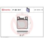 BREMBO Bremsklötze HA P 50 017 BREMBO Bremsklötze HA P 50 017