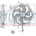 Nissens Kühlerlüfter PKW 85790 Nissens Kühlerlüfter PKW 85790