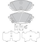 Valeo Bremsbelagsatz 601362 Valeo Bremsbelagsatz 601362