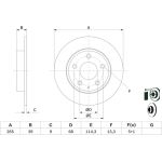 Bremsscheibe 0 986 479 E54 Bremsscheibe 0 986 479 E54
