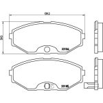 BREMBO Bremsklötze VA P 56 045 BREMBO Bremsklötze VA P 56 045