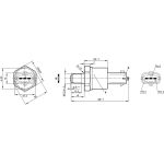10 616 038 Drucksensor 0 281 002 398 10 616 038 Drucksensor 0 281 002 398