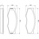 0 986 490 990 Bosch Bremsbelagsatz 0 986 490 990 0 986 490 990 Bosch Bremsbelagsatz 0 986 490 990