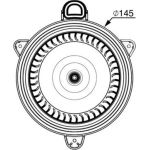 Innenraumgebläse AB 268 000P Innenraumgebläse AB 268 000P