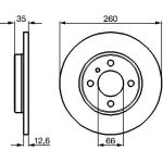 Bremsscheibe VA 0 986 478 029 Bremsscheibe VA 0 986 478 029