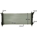 MAHLE Kühler, Motorkühlung CR 313 000P MAHLE Kühler, Motorkühlung CR 313 000P