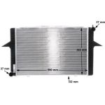 MAHLE Kühler, Motorkühlung CR 165 000S MAHLE Kühler, Motorkühlung CR 165 000S
