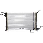 MAHLE Kühler, Motorkühlung CR 593 000S MAHLE Kühler, Motorkühlung CR 593 000S