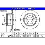 Bremsscheibe Citroen T. Jumper 2.2-3.0 Hdi 06 24.0116-0123.1 Bremsscheibe Citroen T. Jumper 2.2-3.0 Hdi 06 24.0116-0123.1