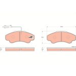 Bremsklötze VA SUV/LCV GDB1518 Bremsklötze VA SUV/LCV GDB1518