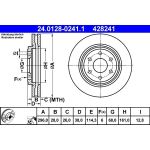 Bremsscheibe Nissan P. Navara/Pathfinder 2.5 Dci 4Wd 05 24.0128-0241.1 Bremsscheibe Nissan P. Navara/Pathfinder 2.5 Dci 4Wd 05 24.0128-0241.1