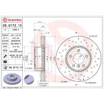 Bremsscheibe VA Xtra 09.9172.1X Bremsscheibe VA Xtra 09.9172.1X