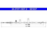 ATE Handbremsseil 24.3727-1837.2 ATE Handbremsseil 24.3727-1837.2