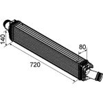 MAHLE Ladeluftkühler CI 169 000P MAHLE Ladeluftkühler CI 169 000P