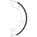 Handbremsbacken Hyundai H-1/Starex/Santa Fe 00-12 91079600 Handbremsbacken Hyundai H-1/Starex/Santa Fe 00-12 91079600
