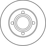 TRW Bremsscheibe DF2667 TRW Bremsscheibe DF2667