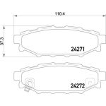 BREMBO Bremsklötze HA P 78 020 BREMBO Bremsklötze HA P 78 020