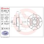 Bremsscheibe HA Brembo Max 08.9502.75 Bremsscheibe HA Brembo Max 08.9502.75