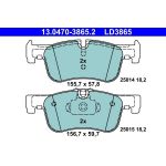 Bremsbelagsatz Bmw P. 1/2 1,5-2,0 10- Keramik 13.0470-3865.2 Bremsbelagsatz Bmw P. 1/2 1,5-2,0 10- Keramik 13.0470-3865.2