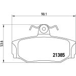 BREMBO Bremsklötze HA P 86 009 BREMBO Bremsklötze HA P 86 009