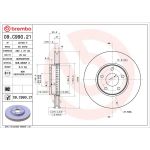 Bremsscheibe VA 09.C990.21 Bremsscheibe VA 09.C990.21