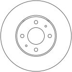 TRW Bremsscheibe DF4024 TRW Bremsscheibe DF4024