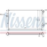 Nissens Wasserkühler PKW 652461 Nissens Wasserkühler PKW 652461
