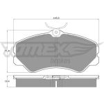 TX 11-31 TOMEX brakes Bremsbelagsatz, Scheibenbremse TX 11-31 TX 11-31 TOMEX brakes Bremsbelagsatz, Scheibenbremse TX 11-31