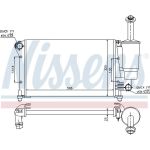 Nissens Wasserkühler PKW 617845 Nissens Wasserkühler PKW 617845