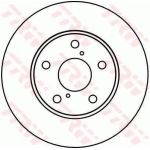 TRW Bremsscheibe DF4114 TRW Bremsscheibe DF4114