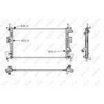 Kühler, Motorkühlung 58487 Kühler, Motorkühlung 58487