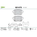 Valeo Bremsbelagsatz 601478