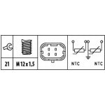 HELLA Sensor, Kühlmitteltemperatur 6PT 009 309-581 HELLA Sensor, Kühlmitteltemperatur 6PT 009 309-581