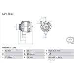 Lichtmaschine 0 986 042 730 Lichtmaschine 0 986 042 730