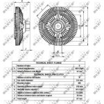 NRF Kupplung, Kühlerlüfter 49518 NRF Kupplung, Kühlerlüfter 49518
