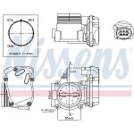 NISSENS Drosselklappenstutzen 955041 NISSENS Drosselklappenstutzen 955041