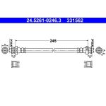 ATE Bremsschlauch 24.5261-0246.3 ATE Bremsschlauch 24.5261-0246.3