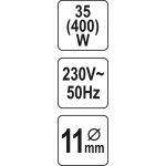 Heissklebepistole 11Mm 35(400)W YT-82401 Heissklebepistole 11Mm 35(400)W YT-82401