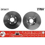 TRW Bremsscheibe DF2677