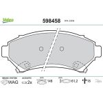 Valeo Bremsbelagsatz 598458 Valeo Bremsbelagsatz 598458