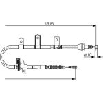 Handbremsseil li 1987482098 Handbremsseil li 1987482098