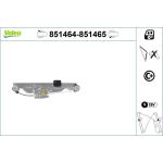 Valeo Fensterheber 851465 Valeo Fensterheber 851465