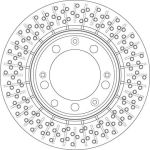 TRW Bremsscheibe DF6281 TRW Bremsscheibe DF6281