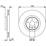 Bremsscheibe VA 0 986 479 395 Bremsscheibe VA 0 986 479 395