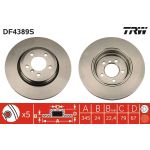 11 482 036 Bremsscheibe HA DF4389S 11 482 036 Bremsscheibe HA DF4389S